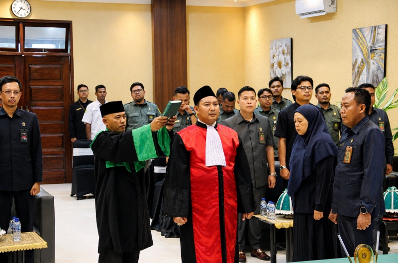 Pengambilan Sumpah Jabatan dan Pelantikan Wakil Ketua Pengadilan Negeri Fakfak