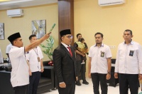 Pengambilan Sumpah Jabatan dan Pelantikan Fariz Abdurrohman, S.E., sebagai Kepala Subbagian Kepegawaian, Organisasi, dan Tata Laksana (Ortala) pada Pengadilan Negeri Fakfak